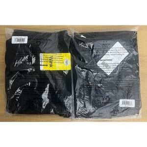 2 Pair Wink WonderWork Women's Pull-On Cargo Scrub Pants in Black Size L  NWT